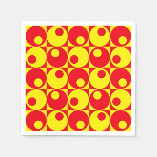 Ontwerp Retrostijl Servet (Voorkant)