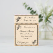 Ontwerp Reünie, Evenement, Feest Save the Date Aankondigingskaart (Staand voorkant)