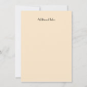 ontwerp-reünie, evenement, feestuitnodiging kaart (Achterkant)