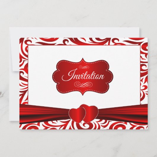 Ontwerp rood en wit draaiboek kaart (Voorkant)