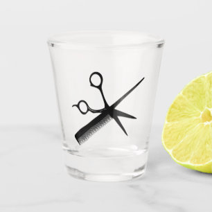 Ontwerp schoonheidsspecialist shot glas