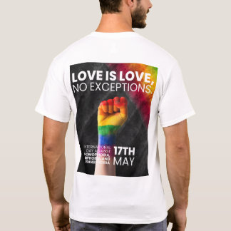 ontwerp shirt voor liefde verspreiden
