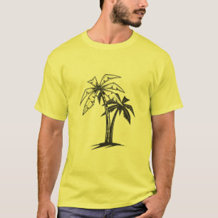  ontwerp Surf palmbomen T-shirt