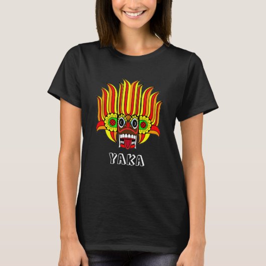 Ontwerp T-Shirt van Yaka (Sri Lanka-duivel) (Voorkant)