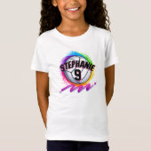 Ontwerp T-Shirt voor volleybalregenboog bij het pe (Voorkant)