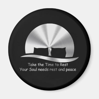 Ontwerp "TAKE THE TIME TO REST" Magneet