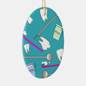 Ontwerp tandheelkundige beroepsuitrusting keramisch ornament (Rechts)