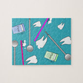 Ontwerp tandheelkundige beroepsuitrusting legpuzzel (Horizontaal)