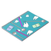 Ontwerp tandheelkundige beroepsuitrusting notitieboek (Linkerzijde)