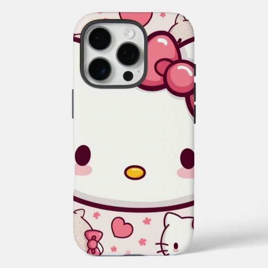 Ontwerp telefoonhoesje met leuk kat Case-Mate iPhone case (Achterkant)