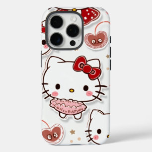 Ontwerp telefoonhoesje met leuk kat iPhone 16 pro hoesje