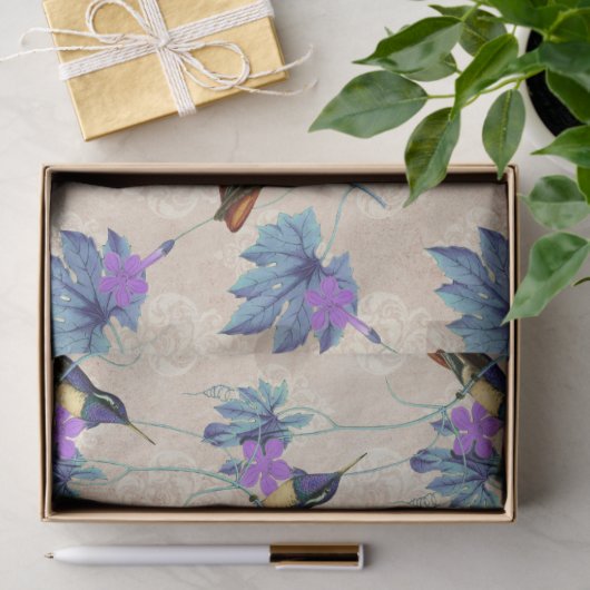 Ontwerp tien Humming Birds reeks Tissuepapier (Geschenk)