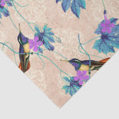 Ontwerp tien Humming Birds reeks Tissuepapier (Detail)