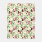 Ontwerp twee van de HummingBirds reeks Fleece Deken (Voorkant)