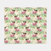 Ontwerp twee van de HummingBirds reeks Fleece Deken (Voorkant (Horizontaal))
