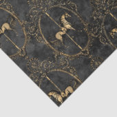 Ontwerp uit de Black and Gold Circus-reeks 11 Tissuepapier (Detail)