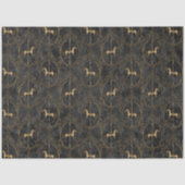 Ontwerp uit de Black and Gold Circus-reeks 11 Tissuepapier (Voorkant)