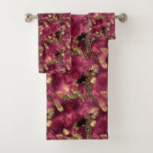 Ontwerp uit de Bourgogne en Gold Leopard-reeks 10 Bad Handdoek (Insitu)