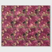 Ontwerp uit de Bourgogne en Gold Leopard-reeks 10 Cadeaupapier (Vlak)