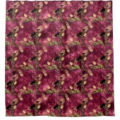Ontwerp uit de Bourgogne en Gold Leopard-reeks 10 Douchegordijn (Voorkant)