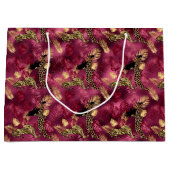 Ontwerp uit de Bourgogne en Gold Leopard-reeks 10 Groot Cadeauzakje (Voorkant)