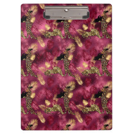 Ontwerp uit de Bourgogne en Gold Leopard-reeks 10 Klembord
