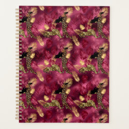 Ontwerp uit de Bourgogne en Gold Leopard-reeks 10 Planner
