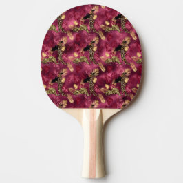 Ontwerp uit de Bourgogne en Gold Leopard-reeks 10 Tafeltennisbatje