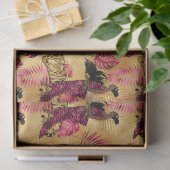 Ontwerp uit de Bourgogne en Gold Tiger-reeks 18 Tissuepapier (Geschenk)