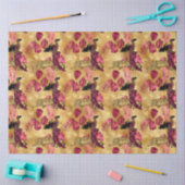 Ontwerp uit de Bourgogne en Gold Tiger-reeks 18 Tissuepapier (Craft)