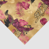 Ontwerp uit de Bourgogne en Gold Tiger-reeks 18 Tissuepapier (Detail)