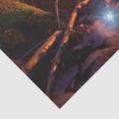 Ontwerp uit de Etherale paddenstoelreeks 12 Tissuepapier (Detail)