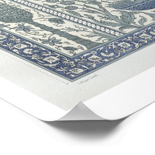 Ontwerp uit de moskee van Ibrahym Agha, uit de Ara Poster (Hoek)