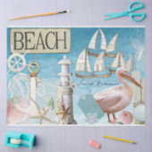 Ontwerp uit de Nautical Series 10 Tissuepapier (Craft)