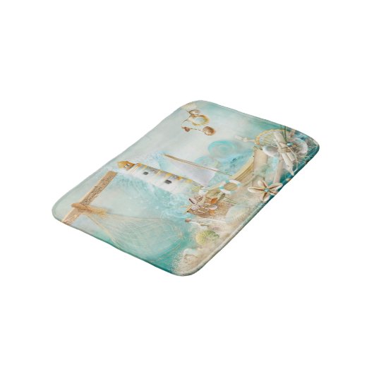 Ontwerp uit de Nautical Series 11 Badmat (Gekanteld)