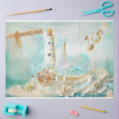 Ontwerp uit de Nautical Series 11 Tissuepapier (Craft)