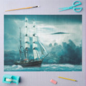 Ontwerp uit de Nautical Series 15 Tissuepapier (Craft)