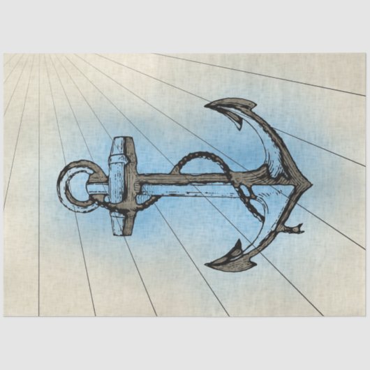 Ontwerp uit de Nautical Series 16 Tissuepapier (Voorkant)