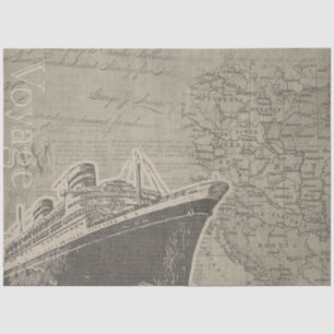 Ontwerp uit de Nautical Series 18 Tissuepapier