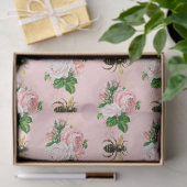 Ontwerp uit de roze en gouden bijenreeks 10 tissuepapier (Geschenk)