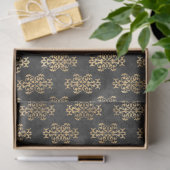 Ontwerp uit de zwarte en Gold Circus-reeks 18 Tissuepapier (Geschenk)