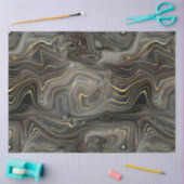 Ontwerp uit de zwarte en Gold Strata-reeks 11 Tissuepapier (Craft)