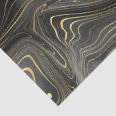 Ontwerp uit de zwarte en Gold Strata-reeks 11 Tissuepapier (Detail)