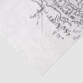 Ontwerp uit de zwarte en witte digitale kaartreeks tissuepapier (Detail)