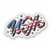 ontwerp usa sticker (Voorkant)