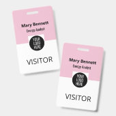 Ontwerp Uw Badge Online | Aangepaste Naambadge Mak (Voor- en achterkant)