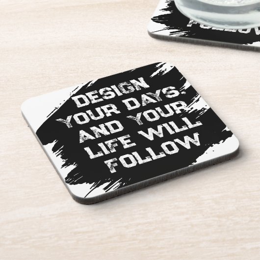 Ontwerp uw dagen... bier onderzetter (Linkerzijde)