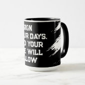 Ontwerp uw dagen... mok (Voorkant rechts)