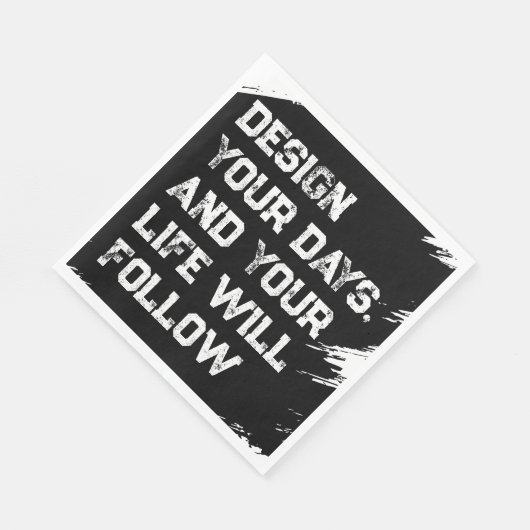 Ontwerp uw dagen... servet (Hoek)