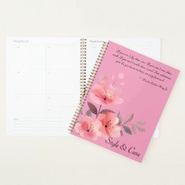 Ontwerp uw droomstijl en zorgplanner planner